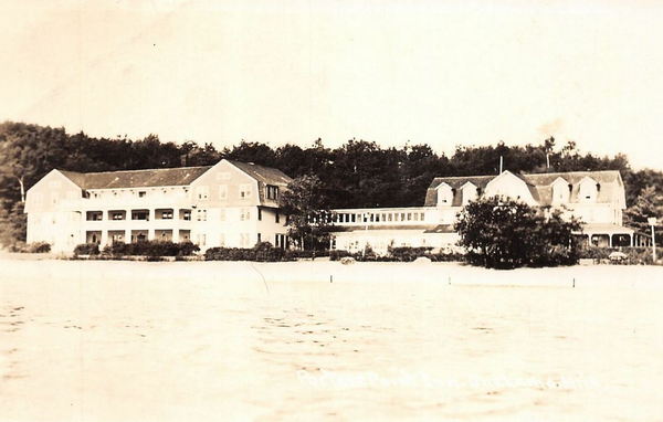Portage Point Resort (Portage Point Inn) - Vintage Postcard (newer photo)
